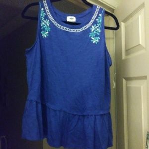 Old Navy Boho Peplum Top